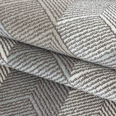 Kurzflor Teppich ARCHIE Wohnzimmer Design Teppich Waben Muster Soft Touch