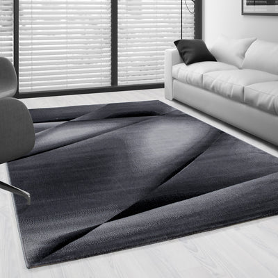 Kurzflor Teppich BEACH Wohnzimmer Design Teppich Linien