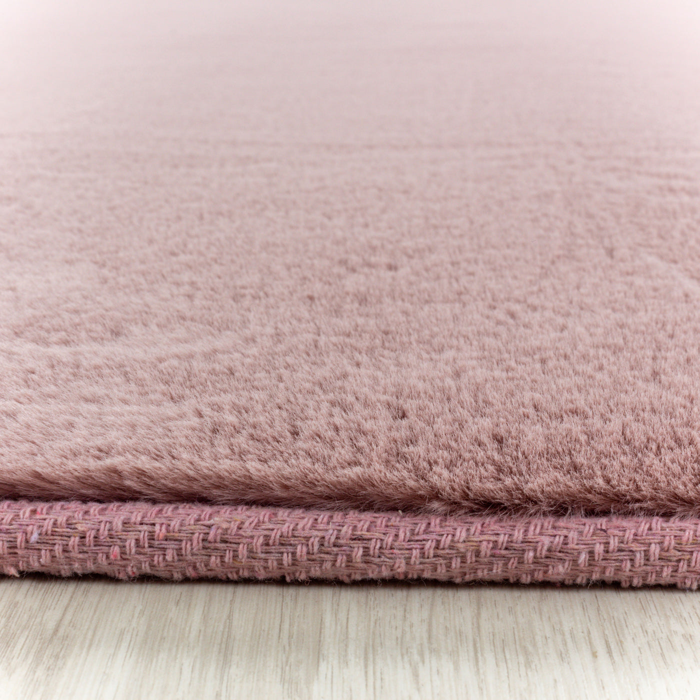 Kurzflor Teppich DAISY Wohnzimmer Einfarbig Soft Touch Baumwollrücken