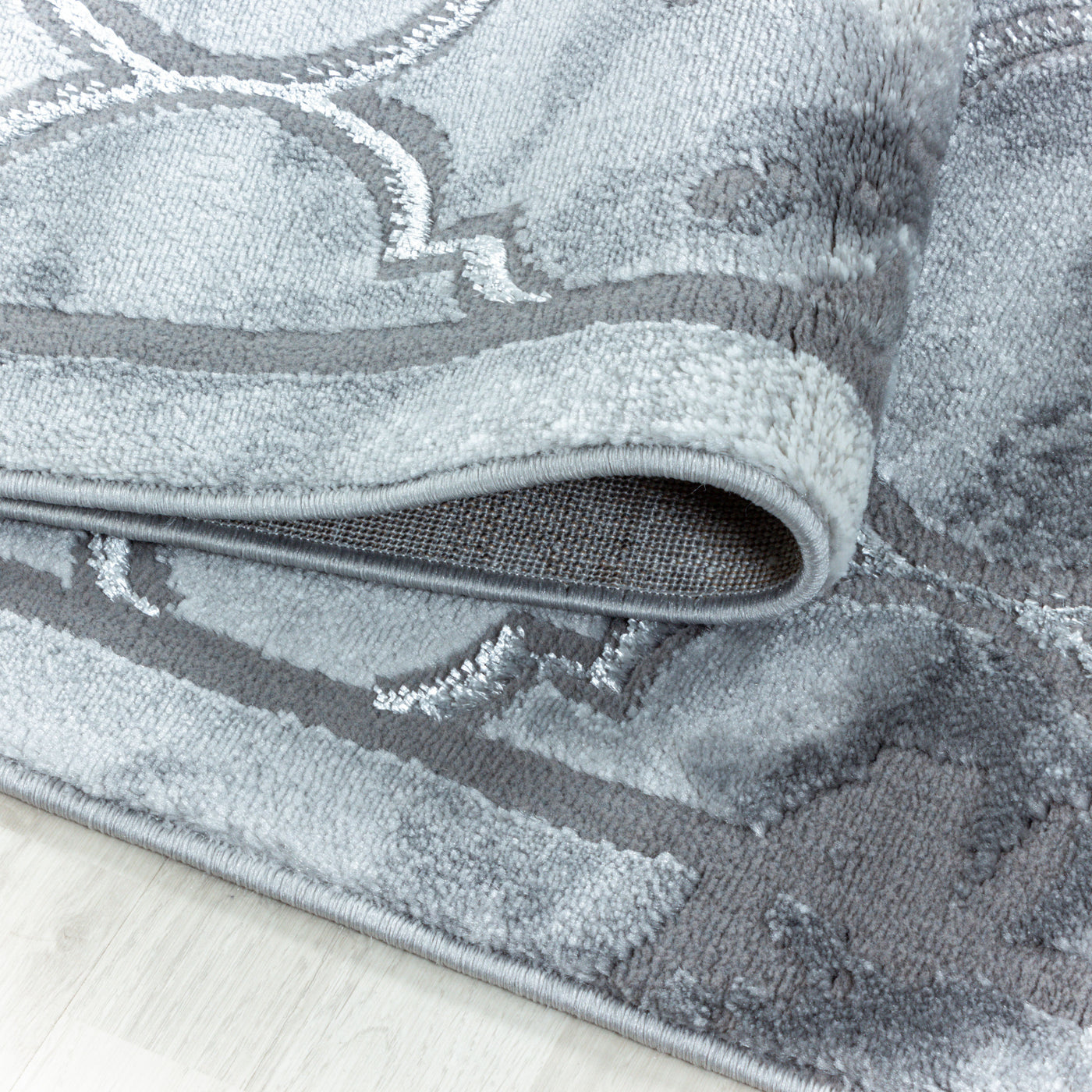 Kurzflor Teppich JUNA Wohnzimmer Marmoriert Soft Touch 3D-Effekt